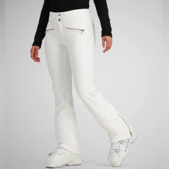 Obermeyer Pants - Obermeyer Clio Softshell Ski Pants 4 in White